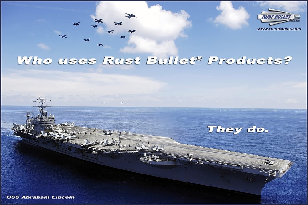 RUST BULLET Industrial - Metallic Gray - 1/4 Pint - Rust Preventative Coating...