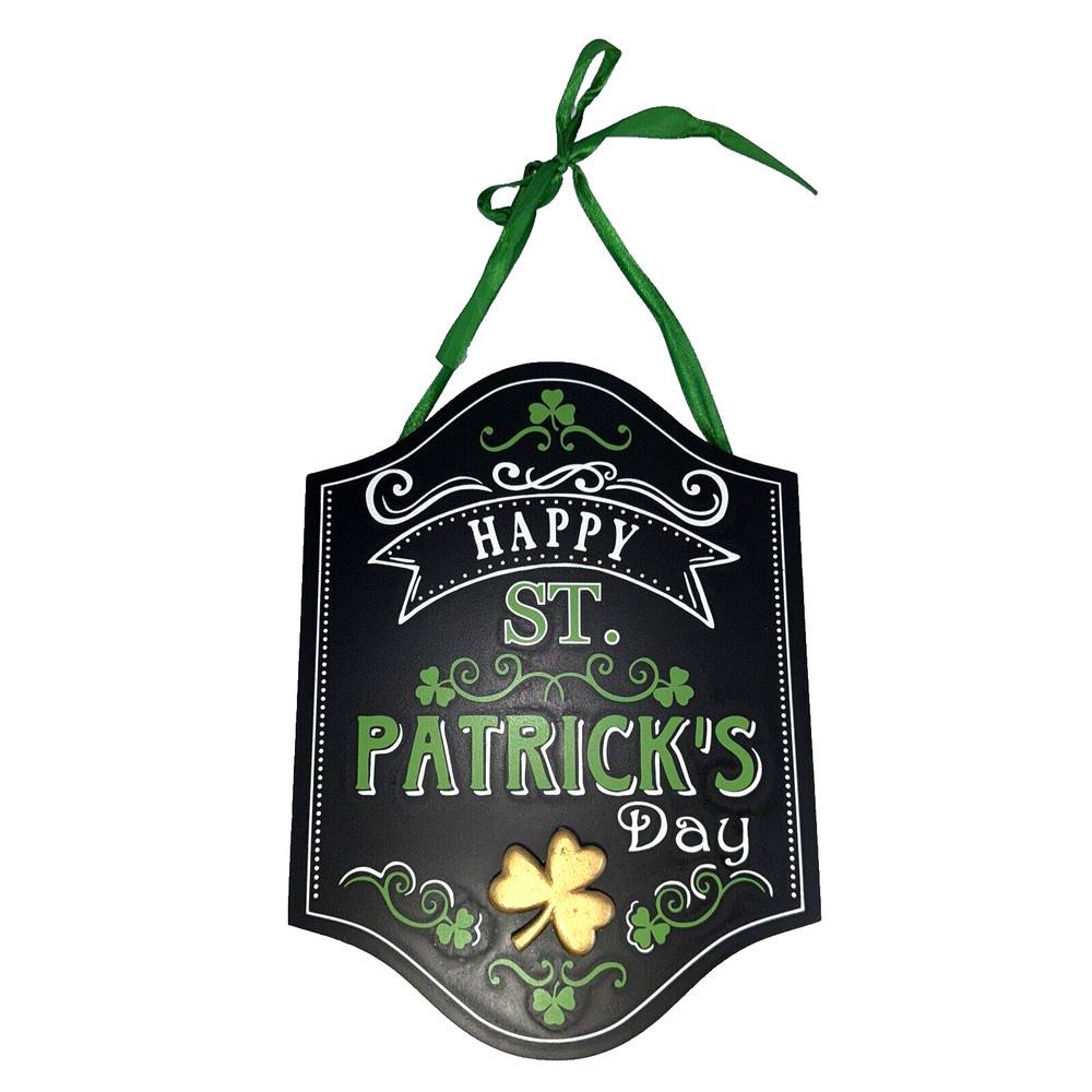 Happy St. Patrick's Day Hanging Wall Plaque