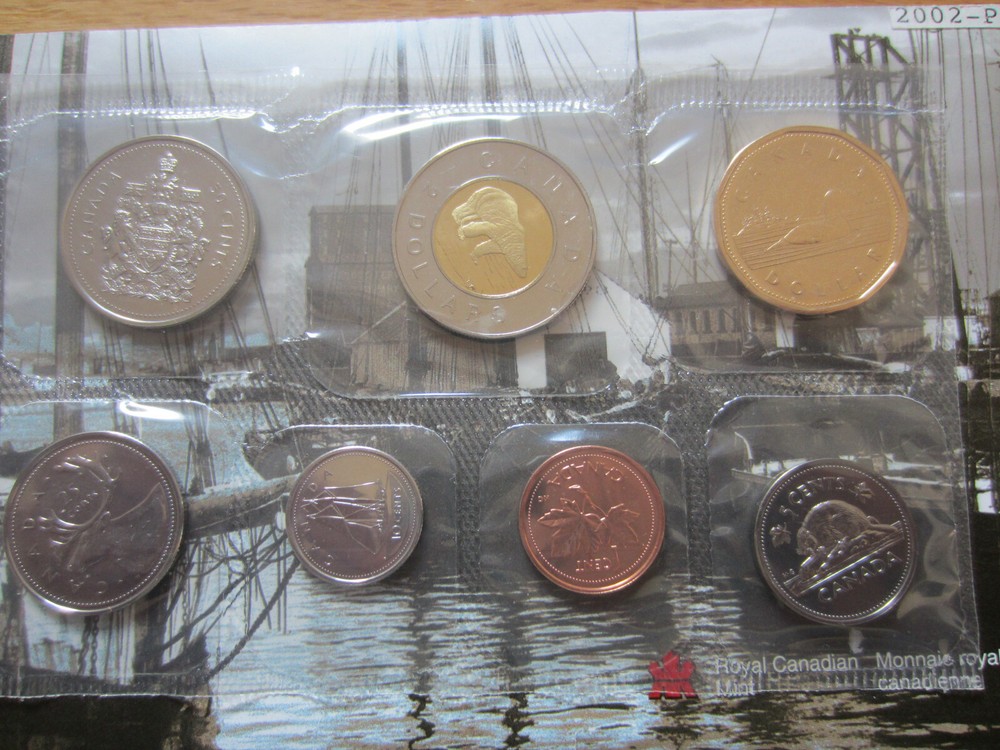 2002 Canada PL Set. Original Mint Packing. UNC RJ
