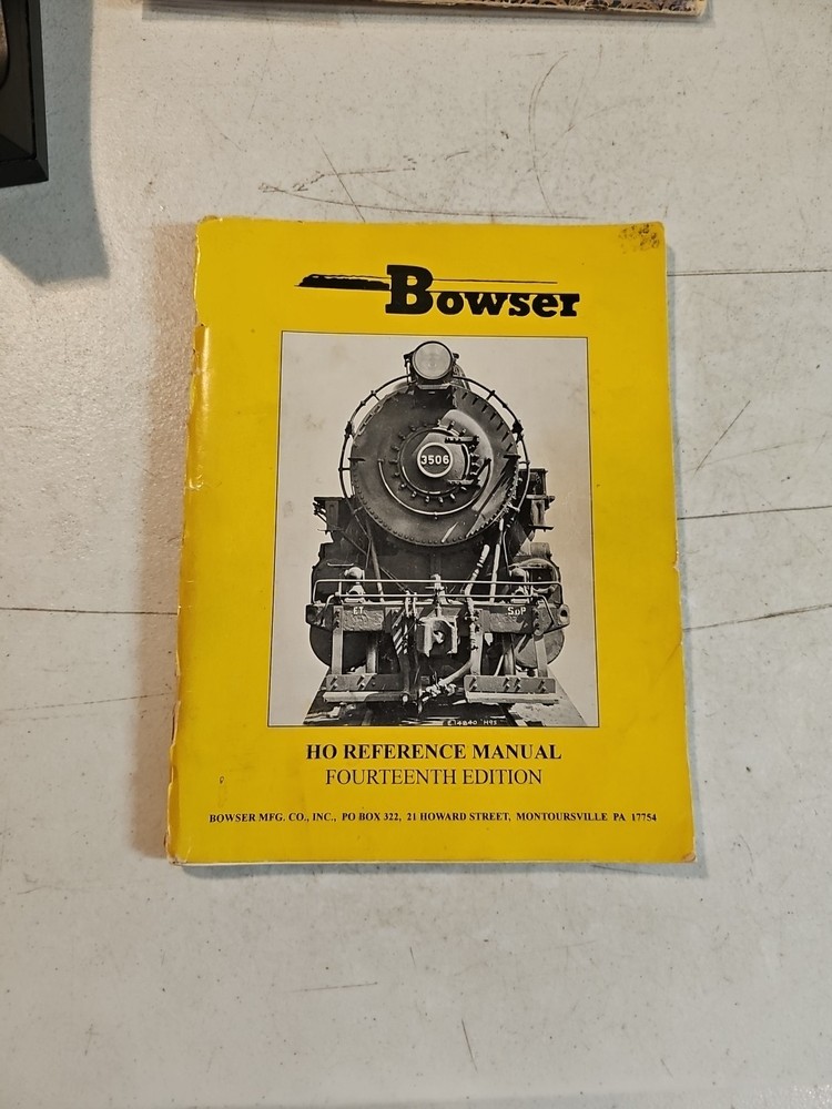 Bowser HO Reference Manual 14th Edition March 1994