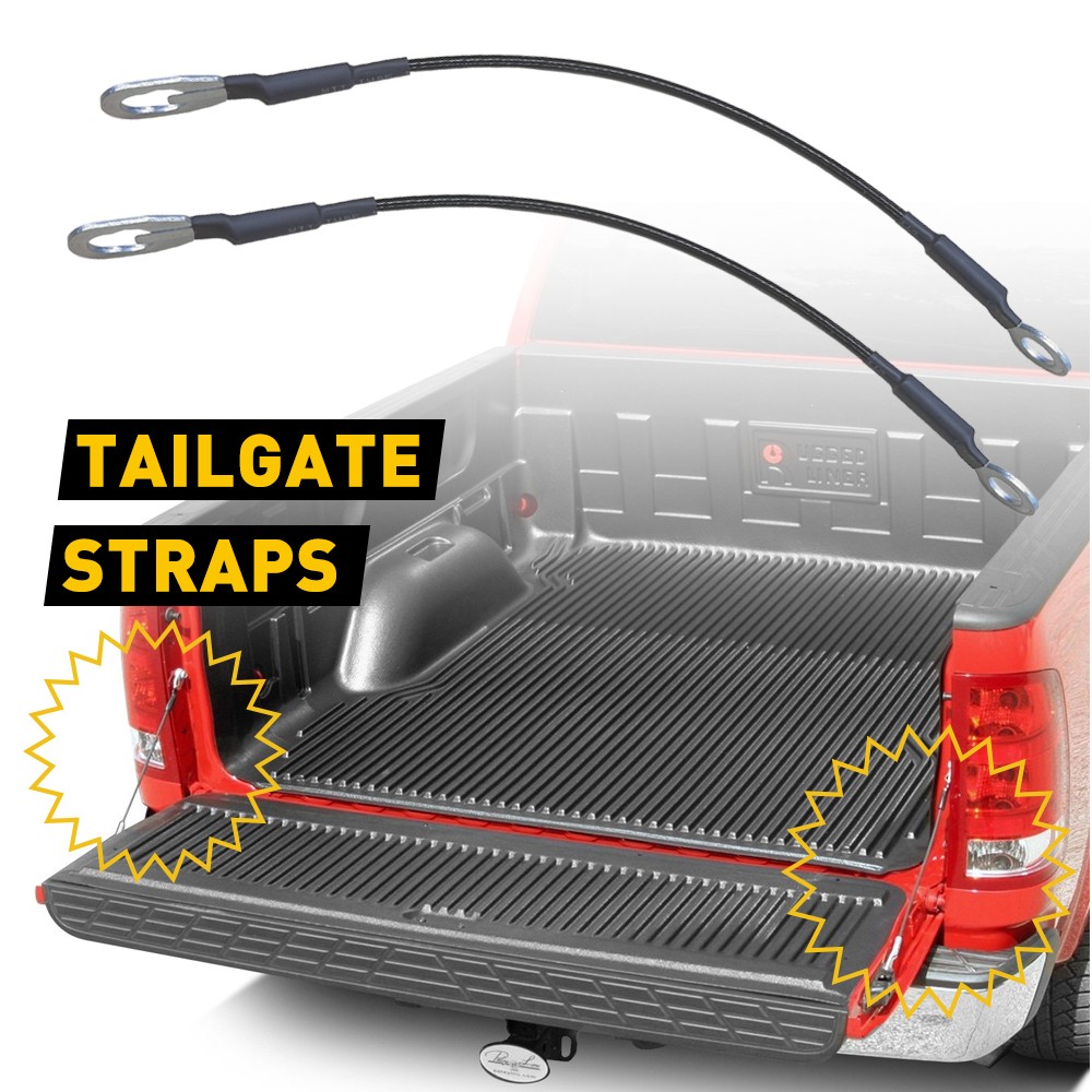 2pcs Tailgate Cable Strap Left Right For 1998-2004 Nissan Frontier 904608B400 EV
