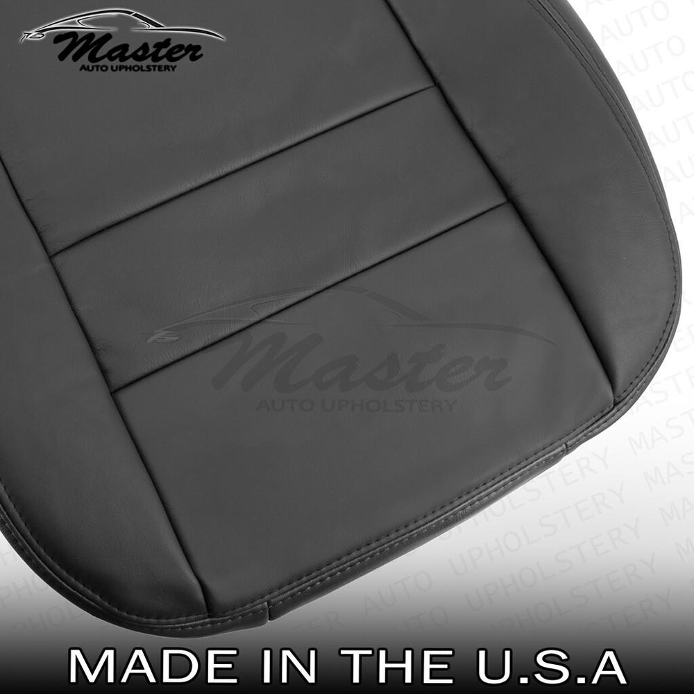 Replacement Fits 2009 - 2012 Ford Escape Front SOLID Black Leather Seat Covers