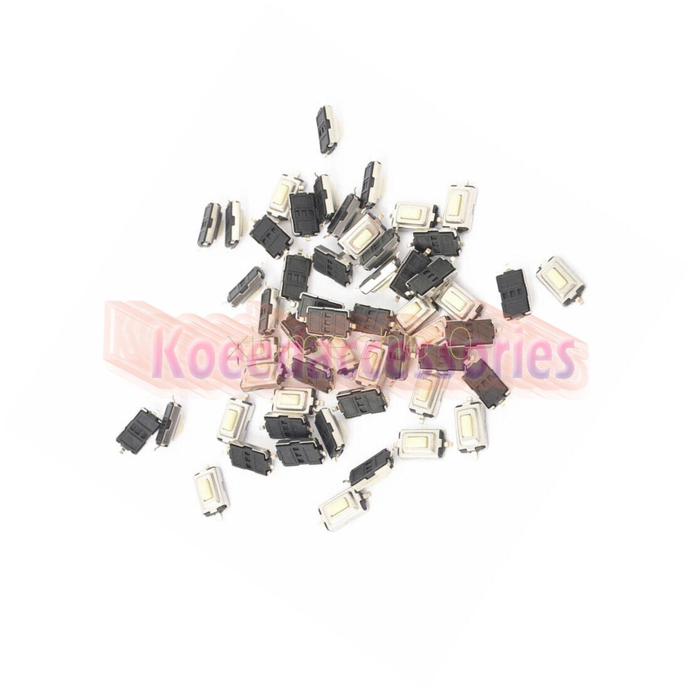 200pcs 3X6X2.5mm Tactile Push Button Switch Tact Switch Micro Switch 2-Pin SMD.