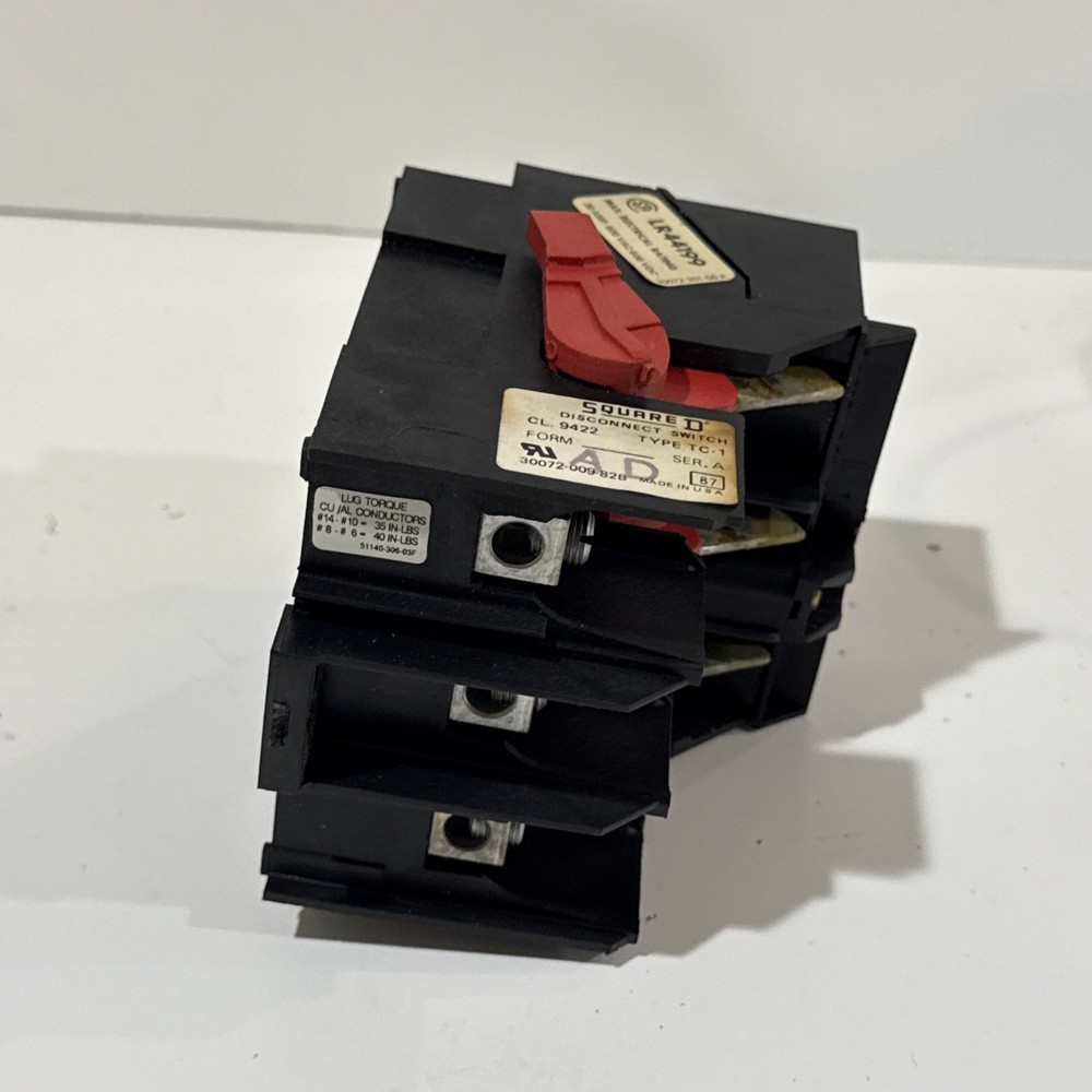 Square D Class 9422 Type TC-1 disconnect switch