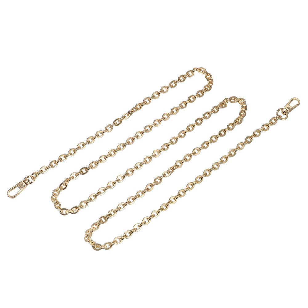 47"x0.24" Purse Chain Strap, Purse Handle Shoulder Replacement Strap(Gold)