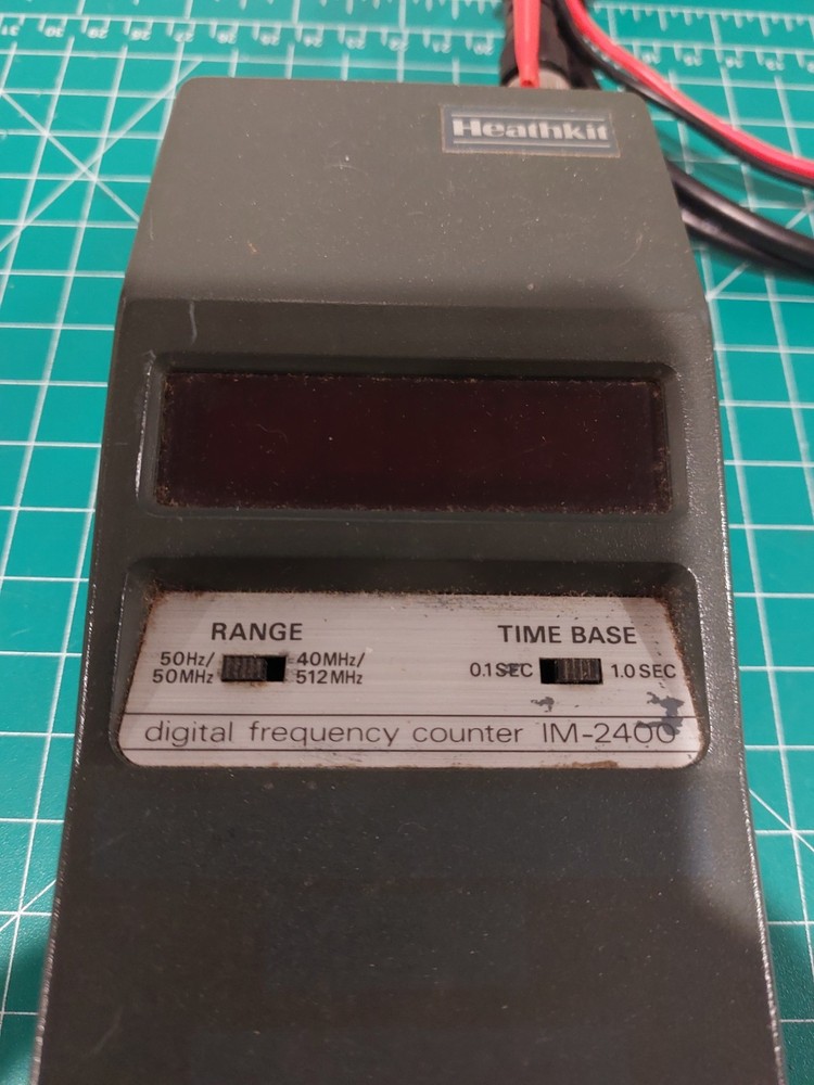 Heathkit IM-2400 digital frequency counter with Probe Untested
