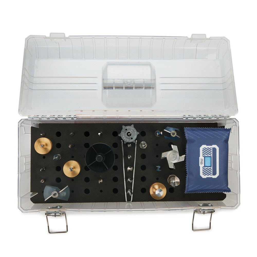 WOODRIVER Router Bit Storage Case