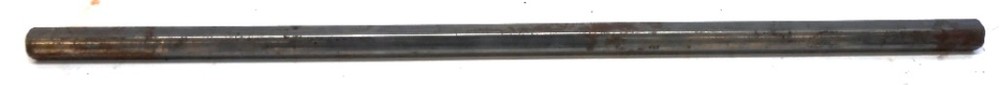 HEX AXLE, 11/16" DIA, 22" WIDTH, HOLLOW, UNKNOWN BRAND