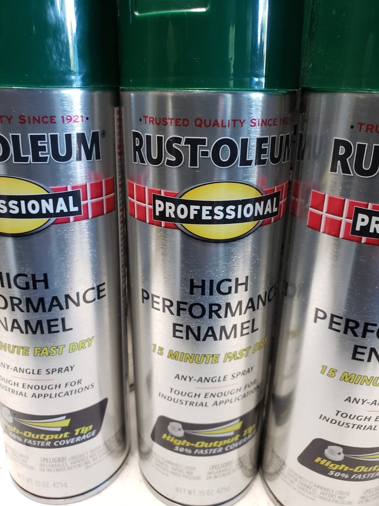 Rust-Oleum Professional High Performance Enamel Spray Paint 15 oz Hunter Green