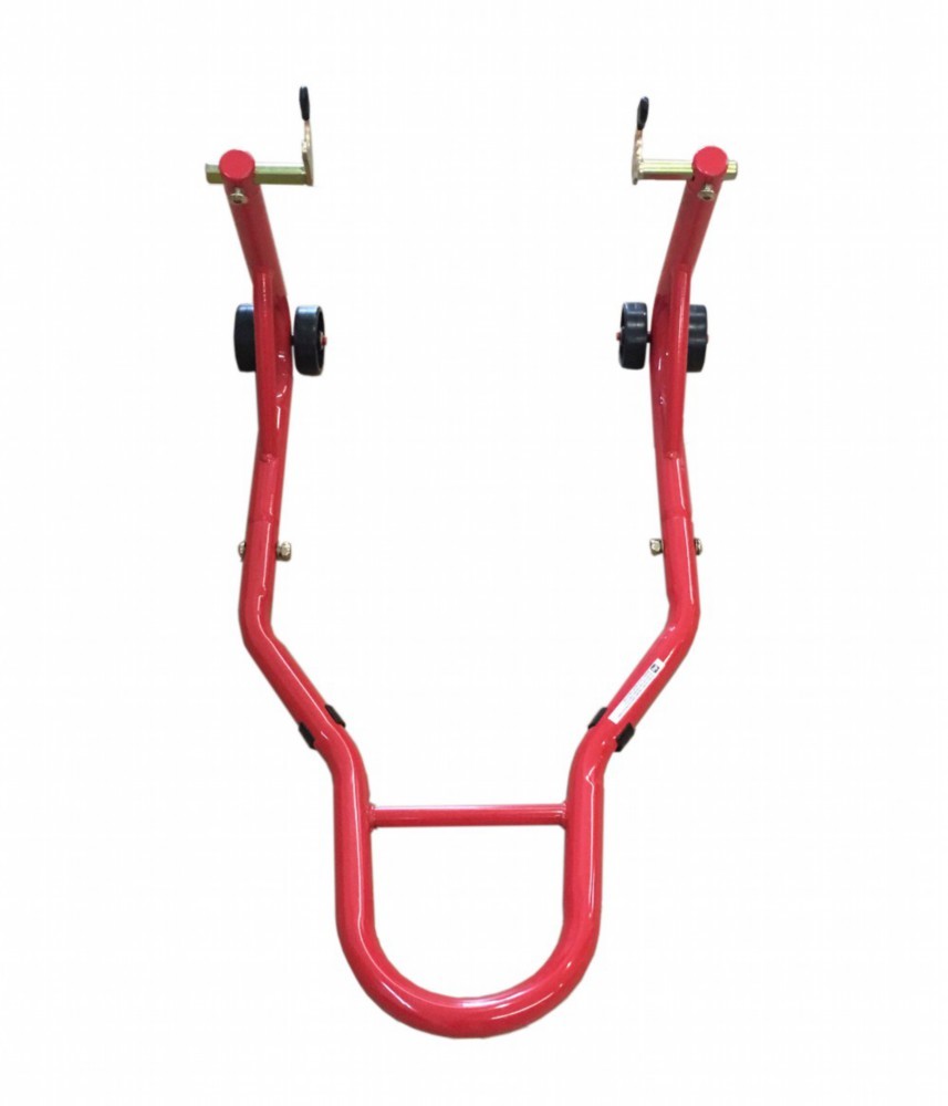 Xtron Motorcycle Rear Fork Paddock Wheel Lift Stand with V-Adapters