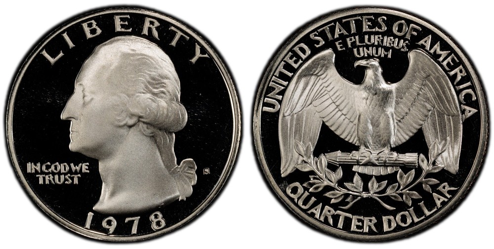 1978 S PROOF  CLAD WASHINGTON QUARTER (1 COIN)