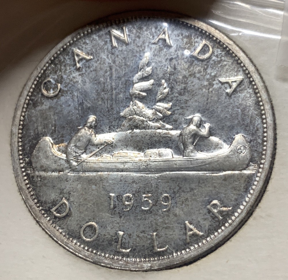 1959 Canada Proof-like Set Original Mint Packaging TONED Nice! Mr. C