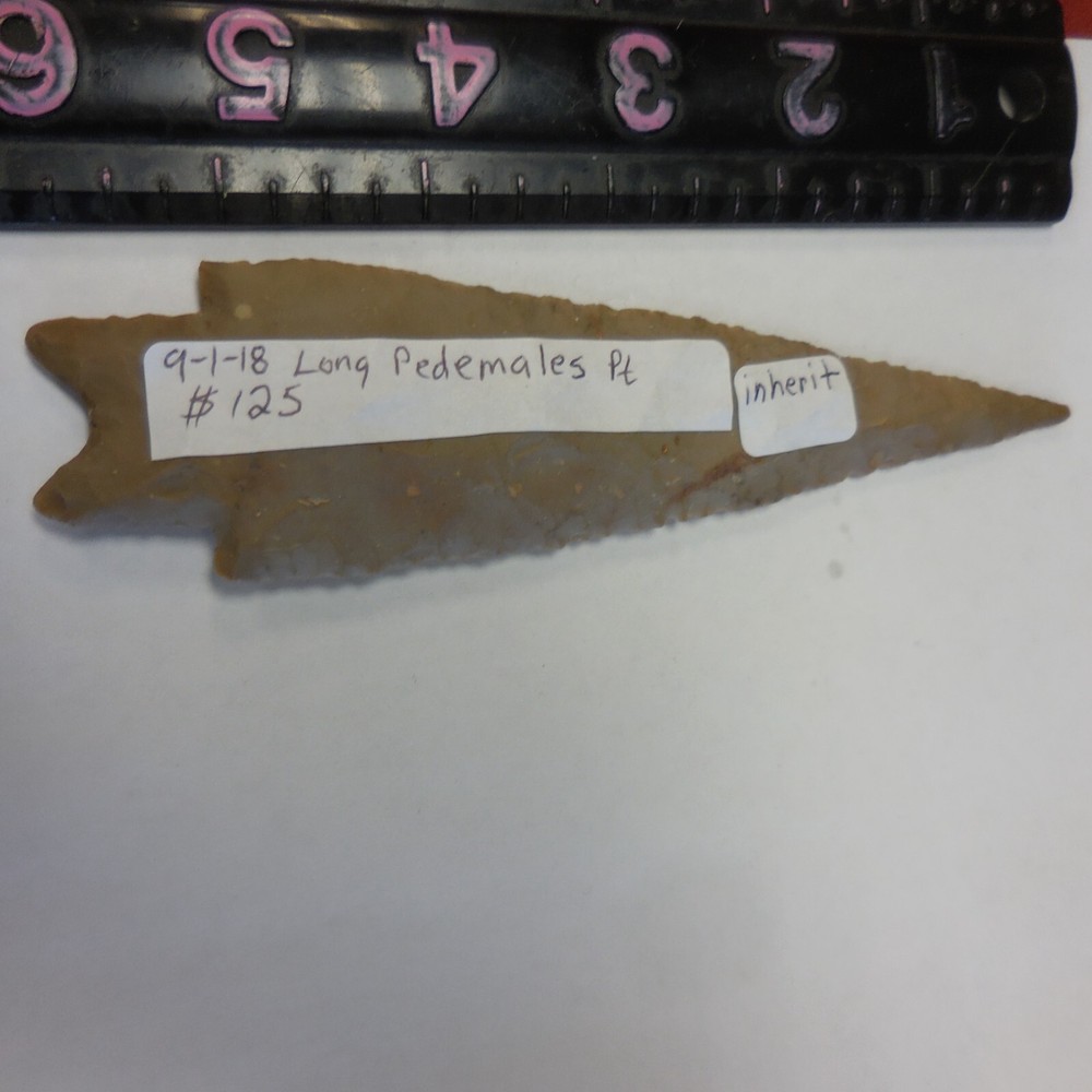 TEXAS PERDENALIS POINT --CLASSIC FORM AND FLAKING--HE INHERITED #JE