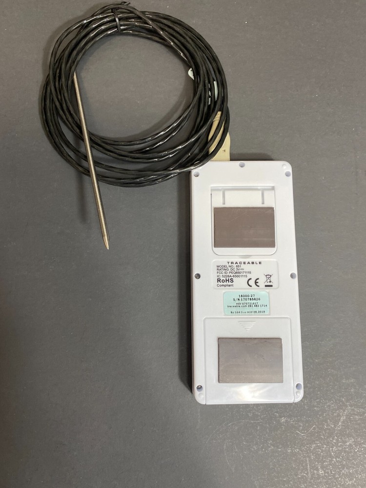 Traceable WIFI Data Logging Refrigerator Freezer Thermometer with SS Probe