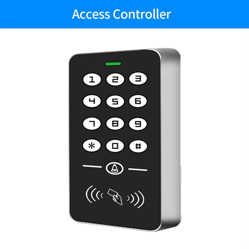 Access Control Reader 125KHz RFID Keypad Rainproof Cover keys Reader Door Entry