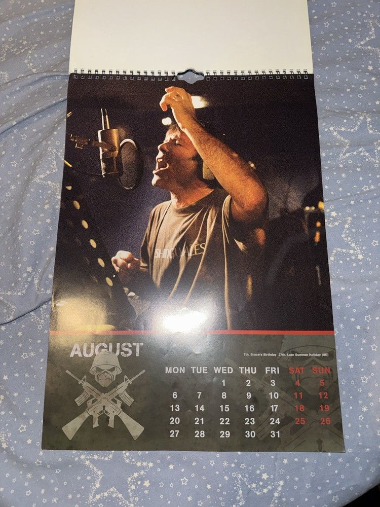 Iron Maiden Calendar 2007