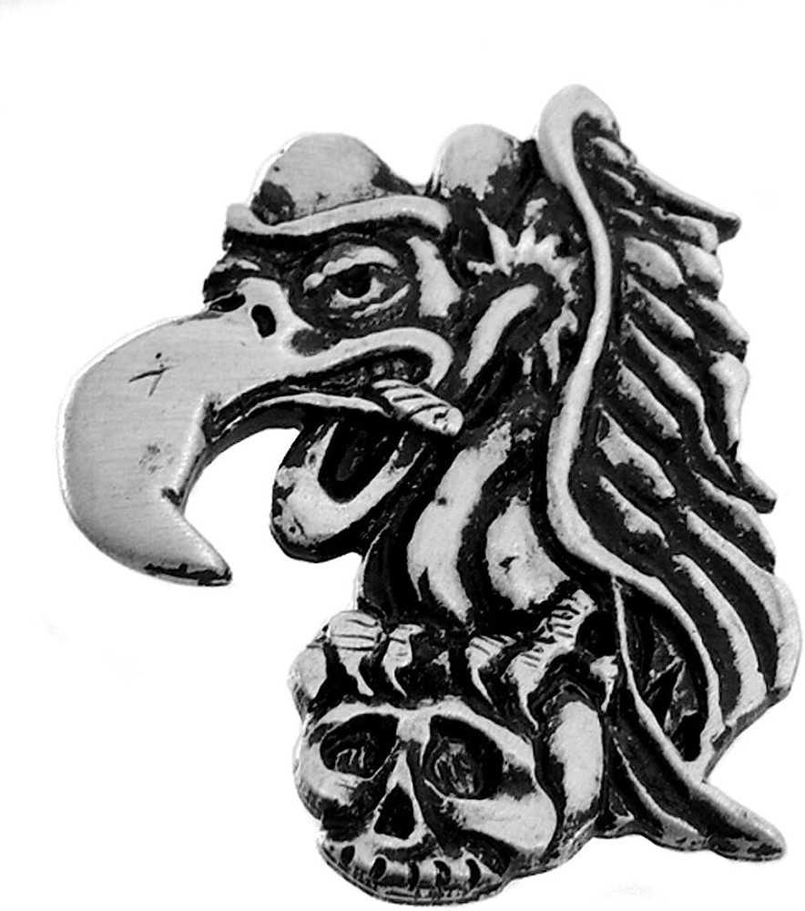 Buzzard Mc Jacket vest Hat Biker PIN
