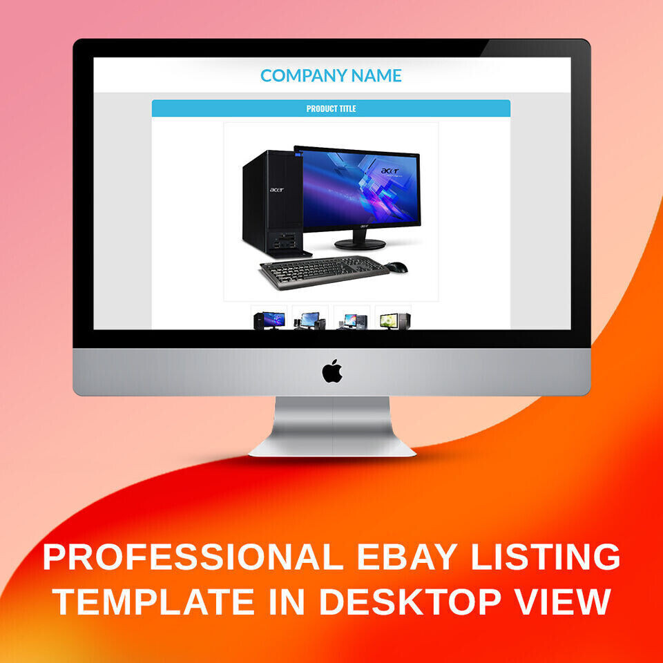 Ebay Templates Listing Auction Professional Responsive Mobile Design HTML 2019