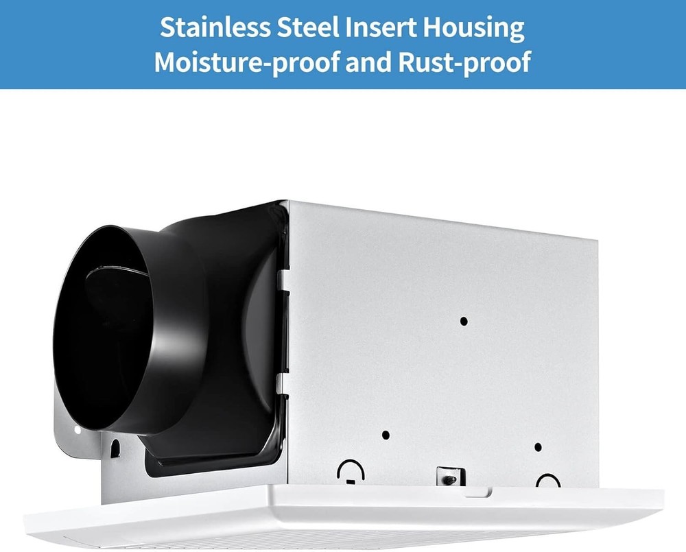 Efficient Bathroom Ventilation Fan 110 CFM - Low Noise & Durable Design