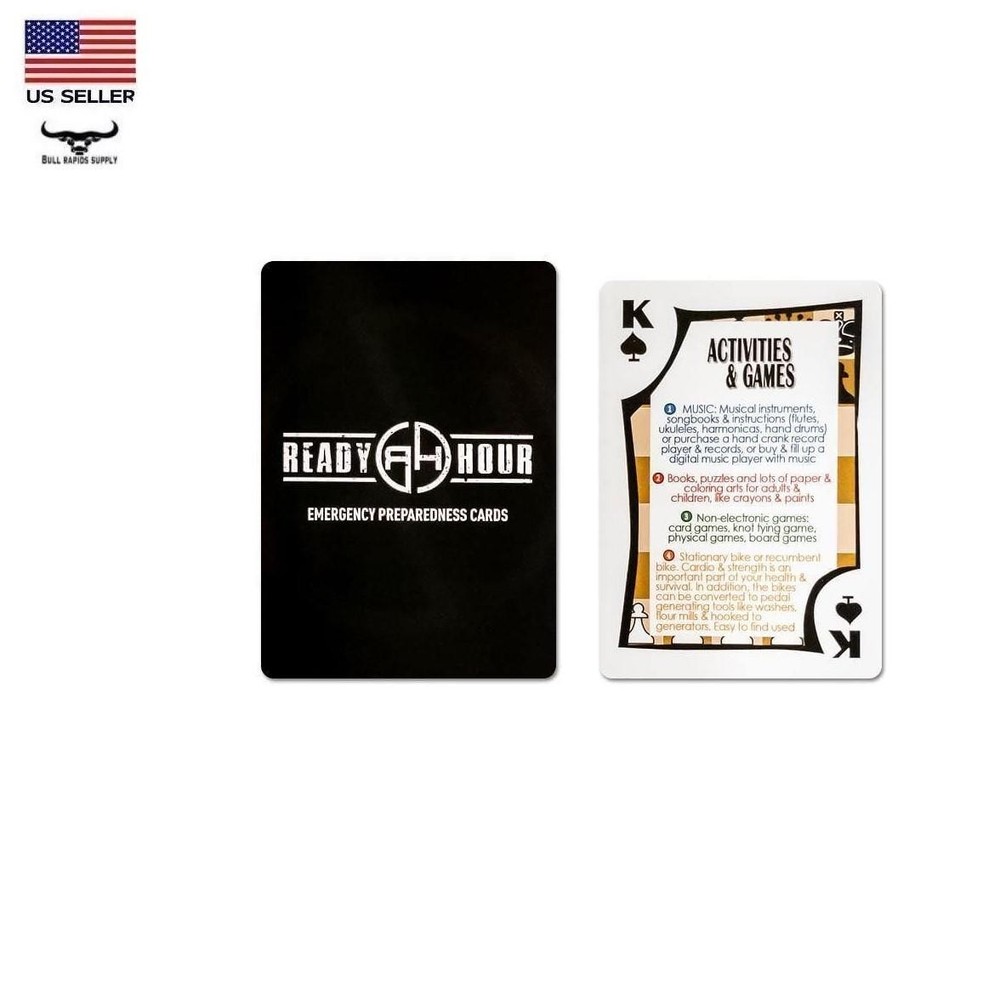Emergency Preparedness Playing Cards by Ready Hour