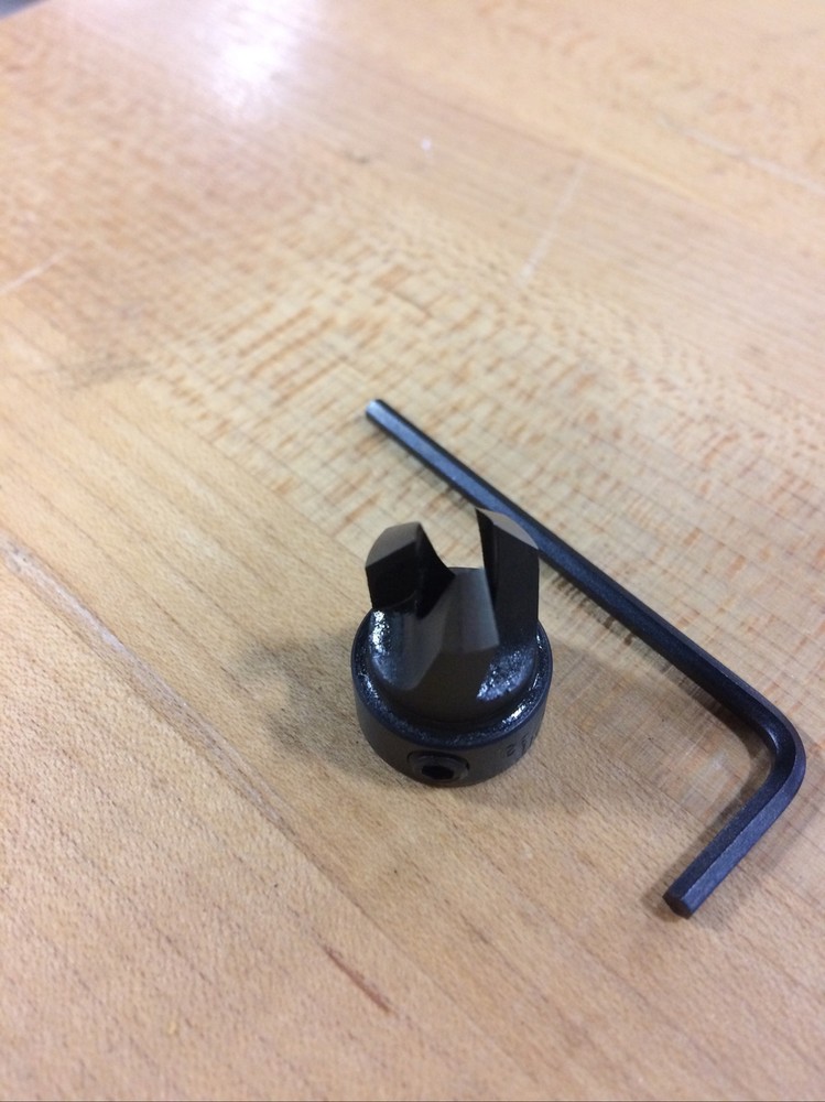 USA 7/32” x 1/2” Adjustable HSS Countersink Body, Heat treated & Sharpened