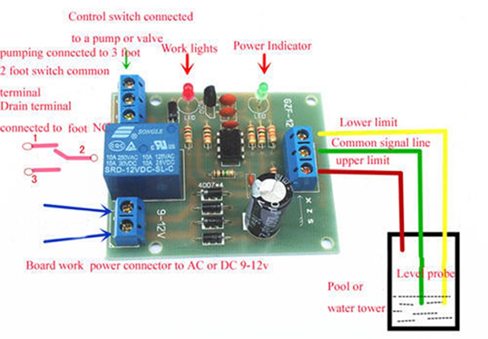Liquid Level Controller Sensor Module Water Level Detection Sensor