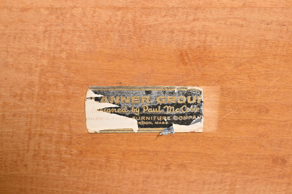 Paul McCobb Planner Group Birch and Iron Coffee Table or Bench, 1950s