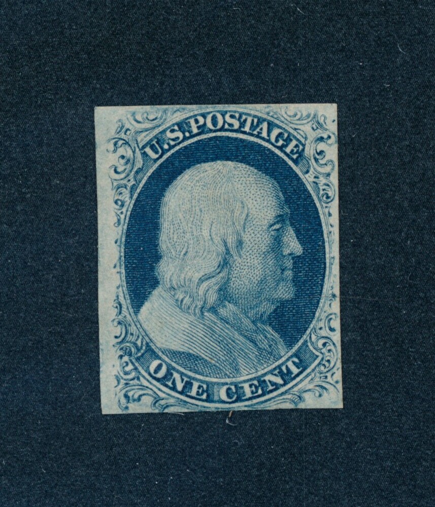 drbobstamps US Scott #7 Mint Hinge Remnant Stamp Cat $1000