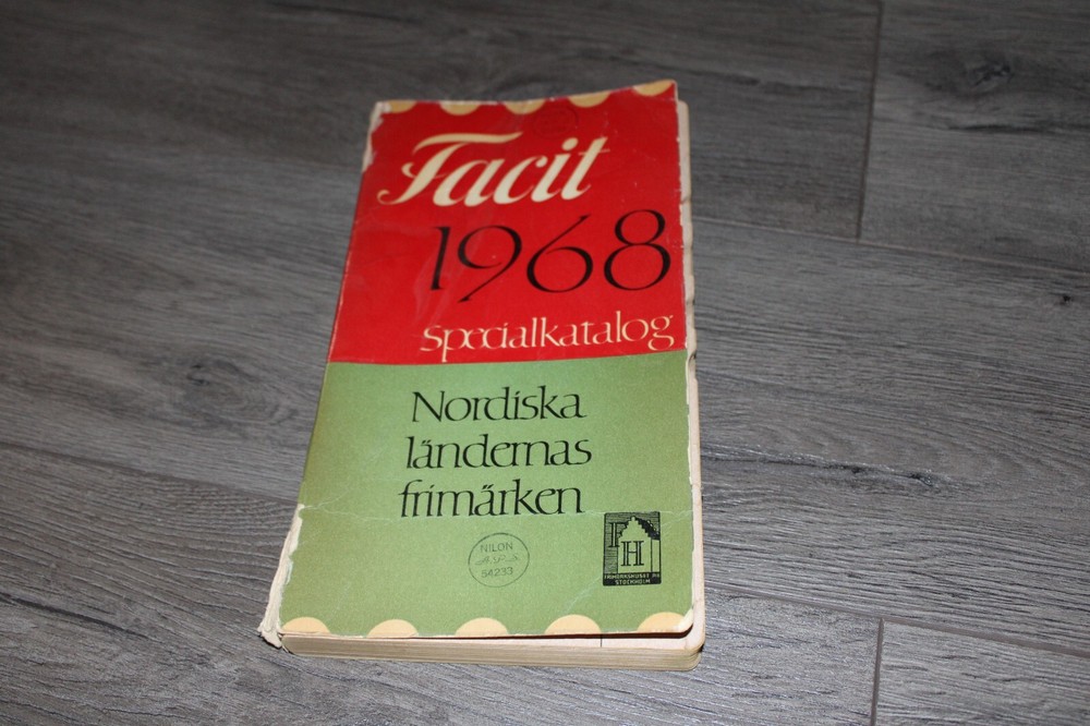 FACIT 1968 stamp catalog Sweden Norway Denmark Iceland Finland