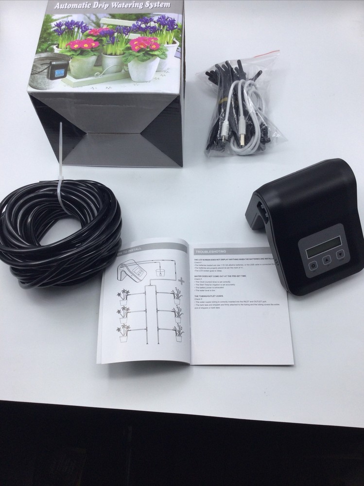 DIY Automatic Watering System Pot Plant Water Drip Irrigation Kit 30 day program
