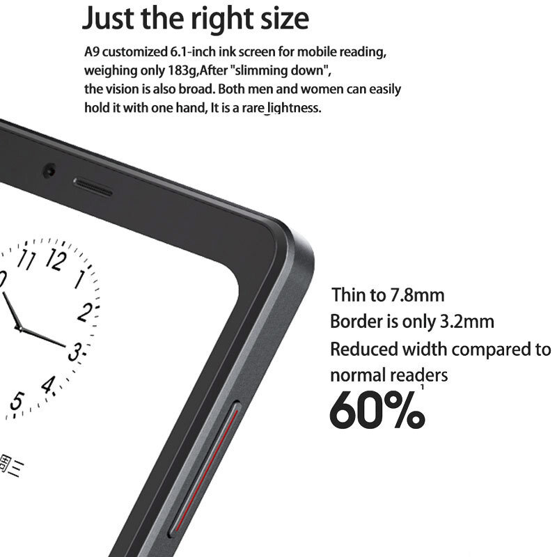 6.1 inch Global Hisense A9 E Ink Smartphone Android Mobile E-book Reader Reading