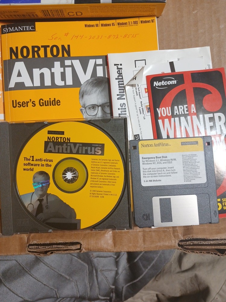 Symantek Norton Antivirus Version 5.0 (1998)