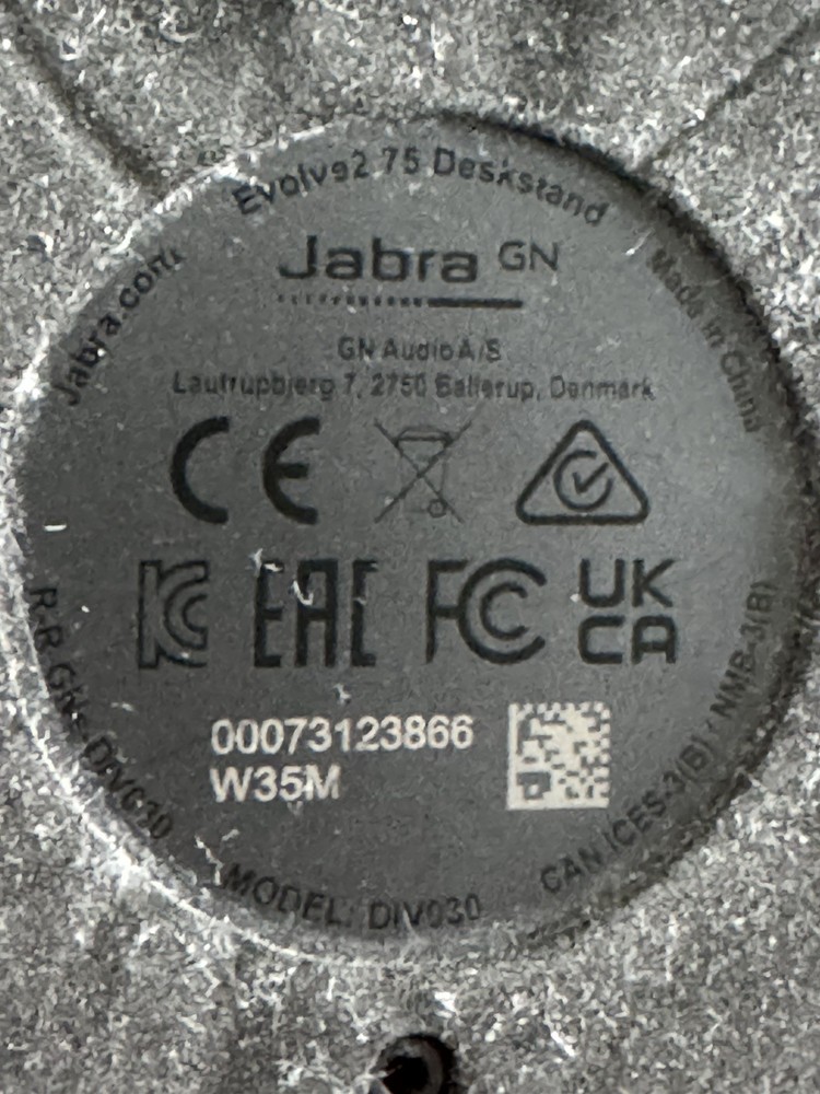 Jabra Accessories Evolve2 75 Deskstand Black Usb-C