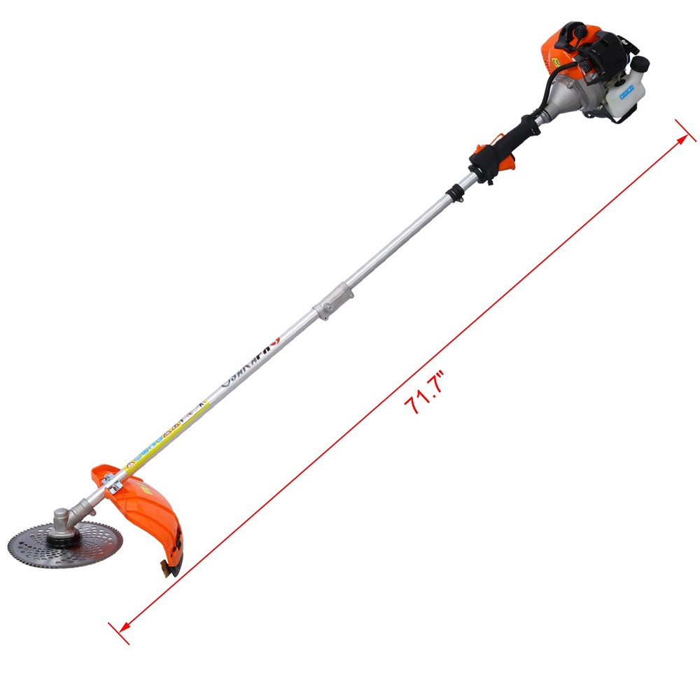 10 in 1 Multi-Functional Trimming Tool 52CC 2-Cycle with Pole Saw String Trimmer