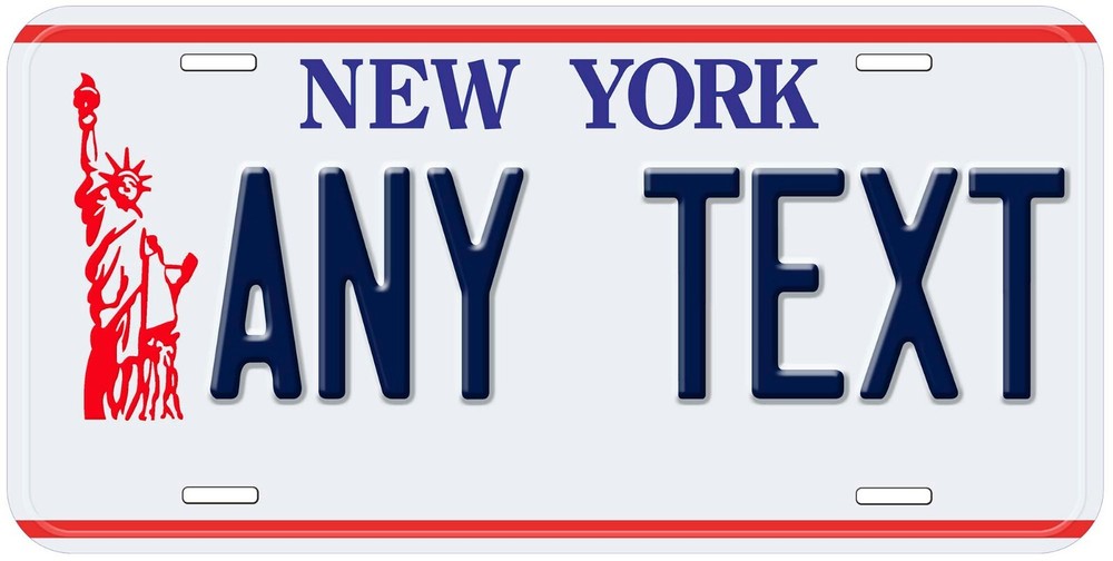 Personalized New York Liberty Novelty Car License Plate Any Text