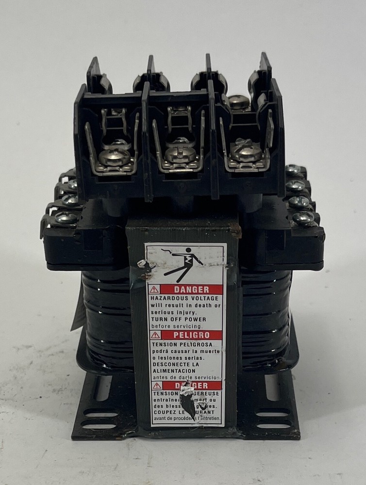 Square D Ind. Control Transformer 9070TF75D1 & LR21455 Quick-Connect Term (6446)