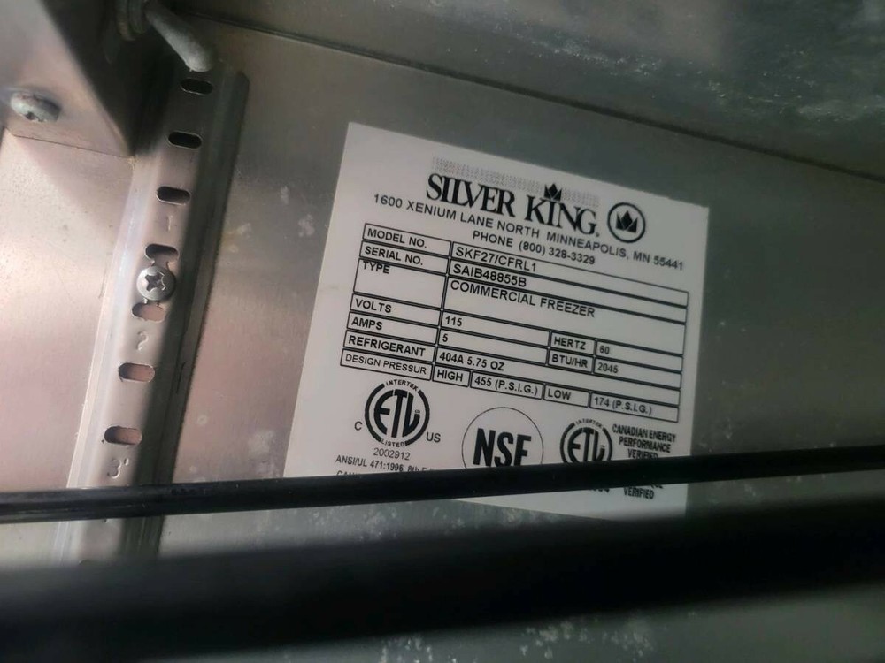 Silver King commercial fridge/freezer