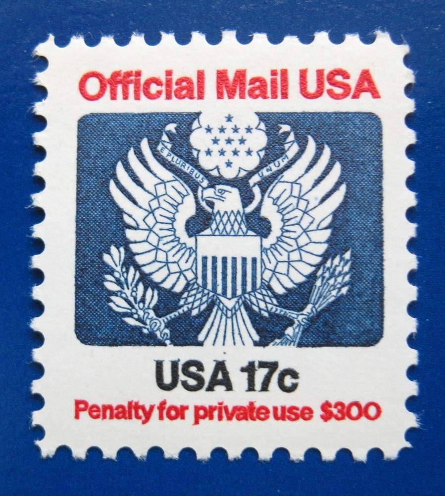 Sc # O130 ~ 17 cent Official Mail Issue