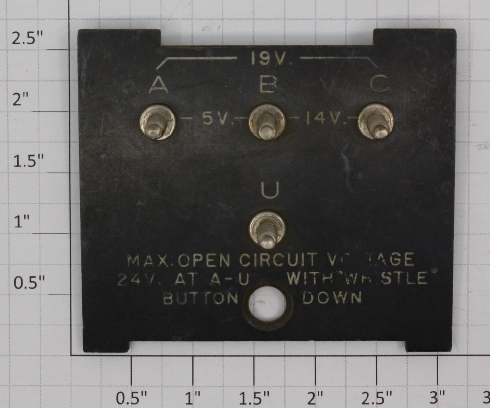 Lionel S-23 S Transformer Terminal Panel