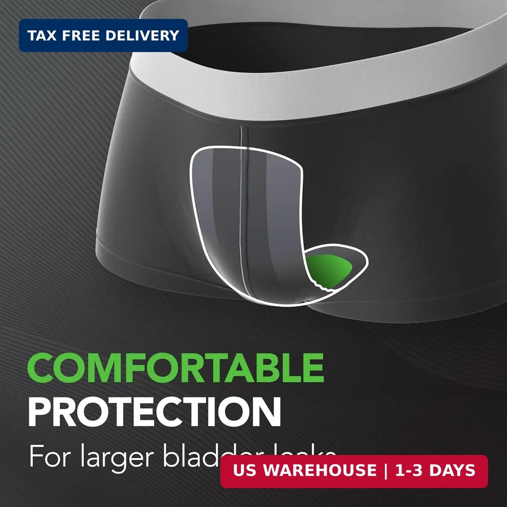 Depend Guards Incontinence Pads for Men, Maximum Absorbency, 104 Count (2 Packs