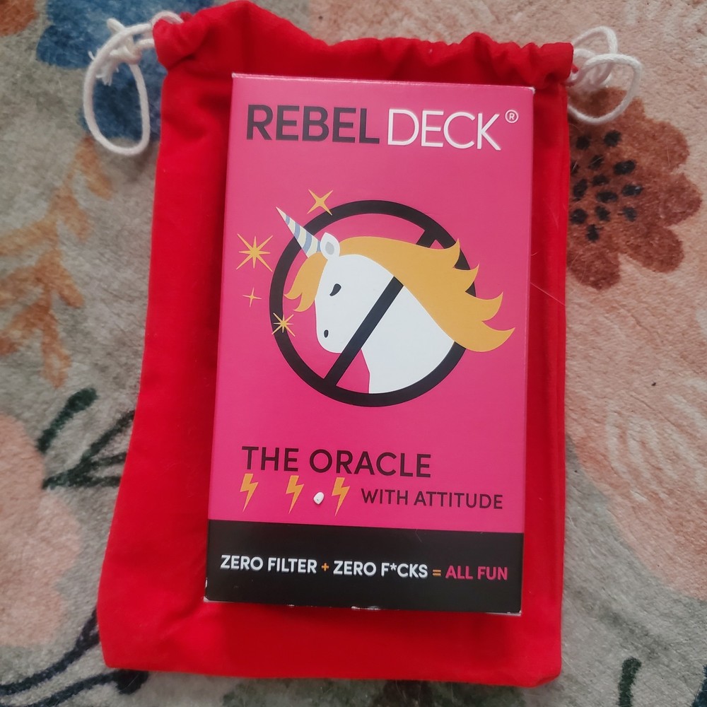 Rebel Deck Authentic Modern Funny Oracle Deck Original Edition 60 Cards
