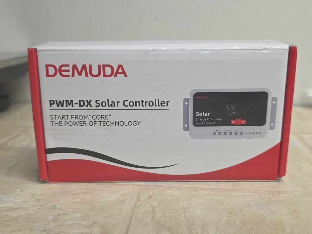 DEMUDA PWM-DX Solar Charge Controller 10Amp Dual USB