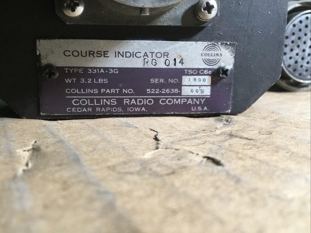 Collins 331A-3G Course Indicator
