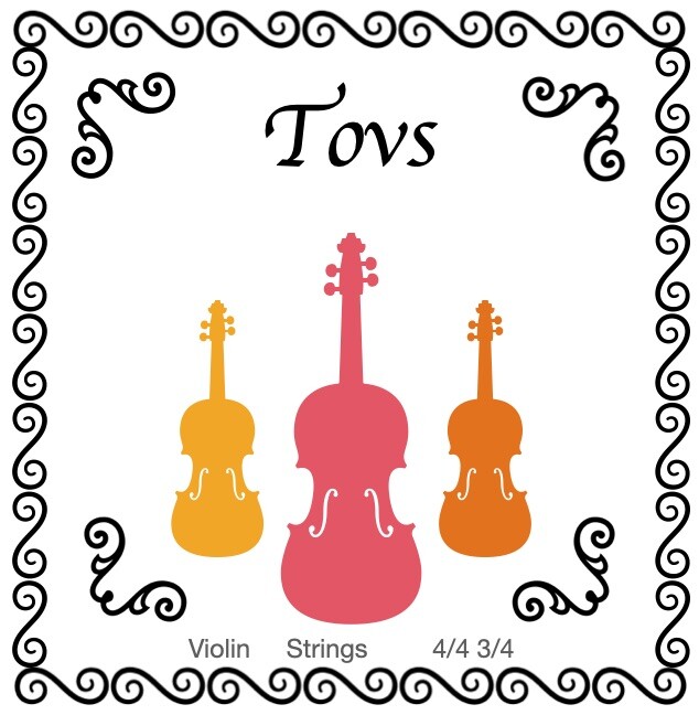 2 Sets Violin Strings 4/4 3/4 alloy advanced Strings E,A,D,G US shipping