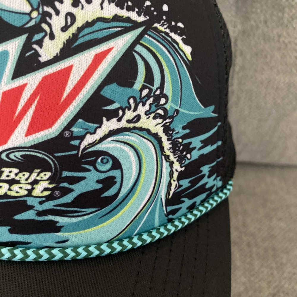Mountain Dew Baja Blast Big Waves Trucker Hat Multi-Color