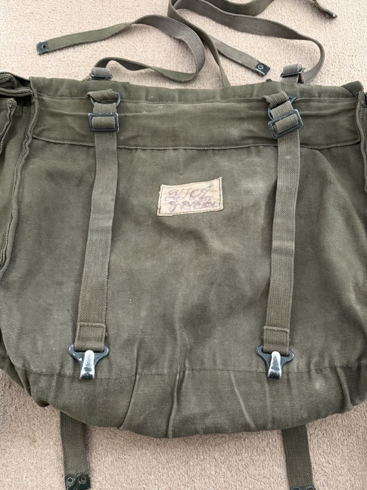 British Military Issue 58 Pattern Green Webbing Large Rucksack Pack