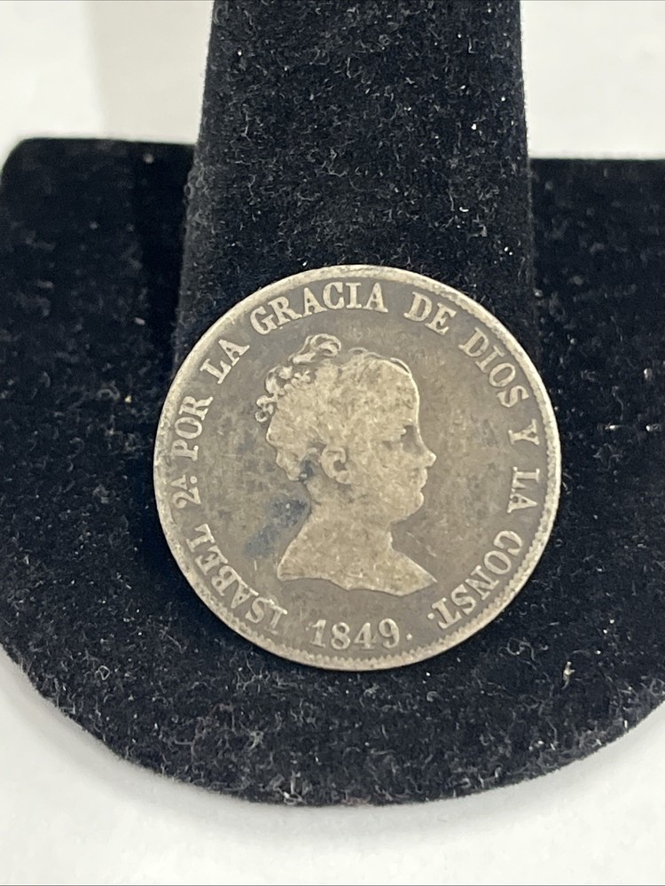 Spain - 1849 Silver 4 Reales