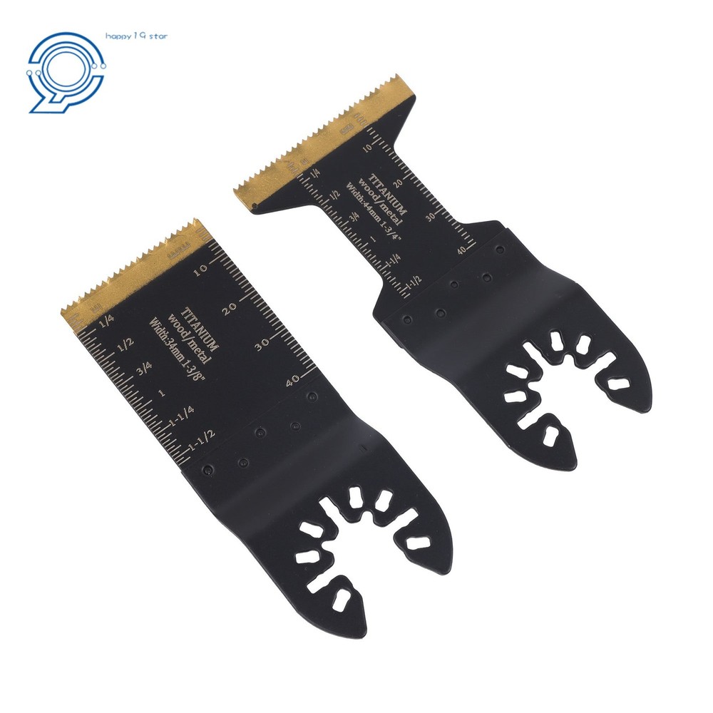 28 Pack Universal Titanium Multitool Oscillating Saw Blades for Wood Plastics