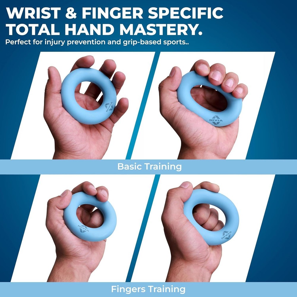 NIVIA PowerGrip Resistance Ring – Grip Strength