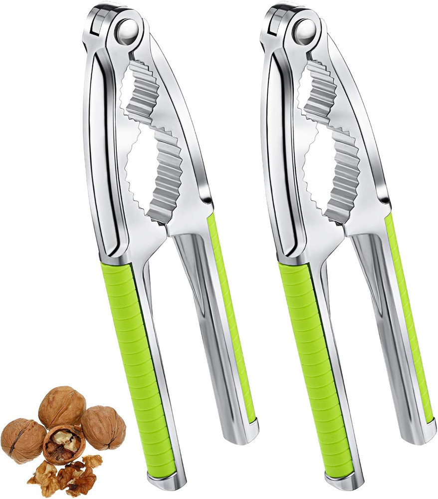 2 Pieces Walnut Cracker Tools Walnut Nutcrackers Metal Nut Shell Openers Nut She